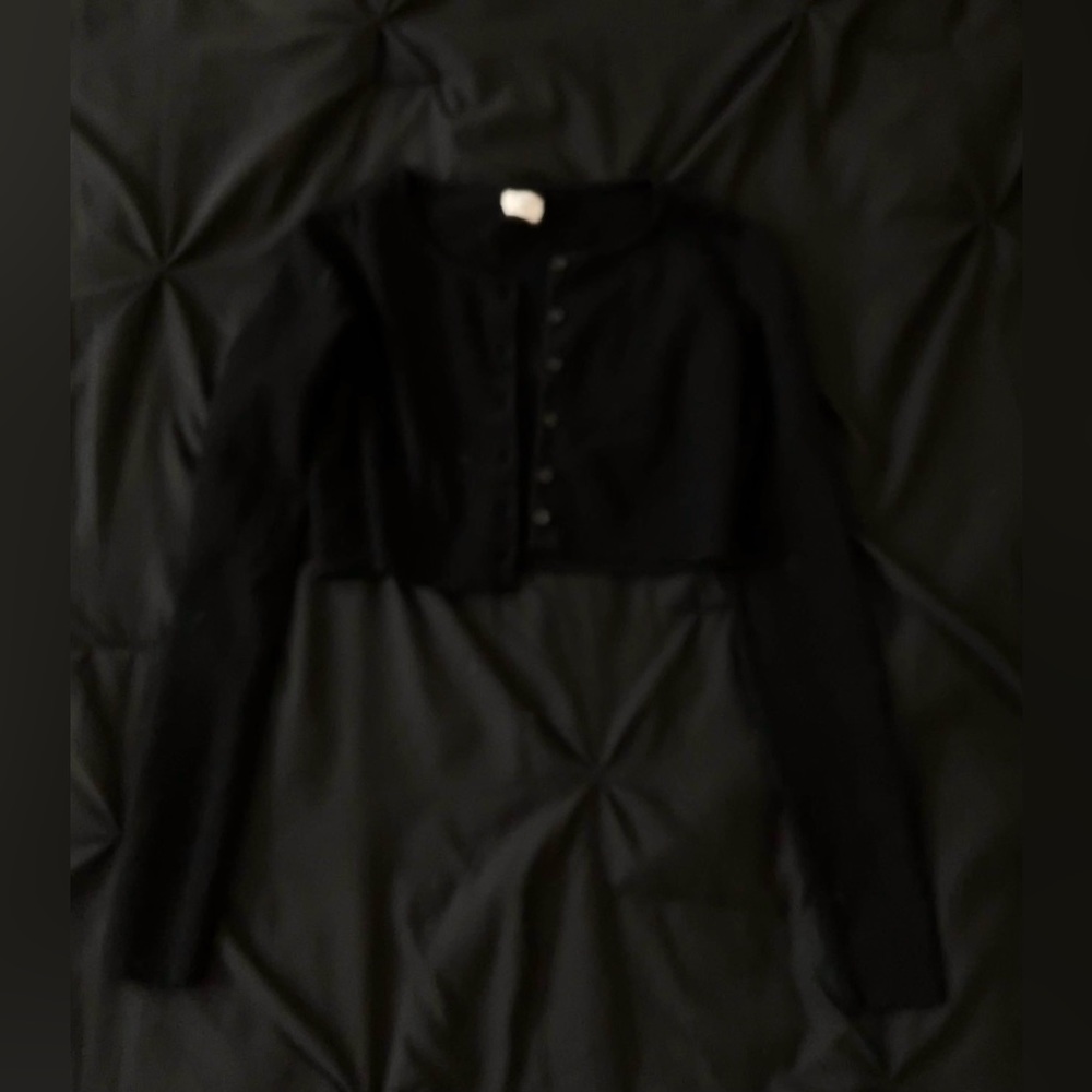 Sundays Best crop button sweater